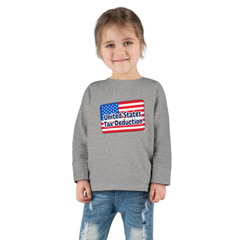 Toddler Long Sleeve Tee - United States Tax Deduction