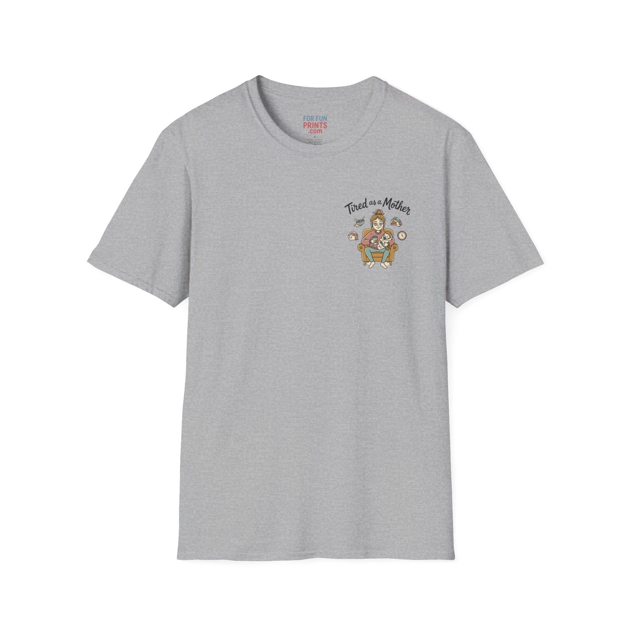 Tired as a Mother T-Shirt — Cute Mom Graphic Tee