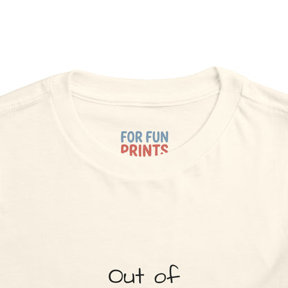 Toddler Short Sleeve Tee - Out of Mom's Place, Got my Own Crib