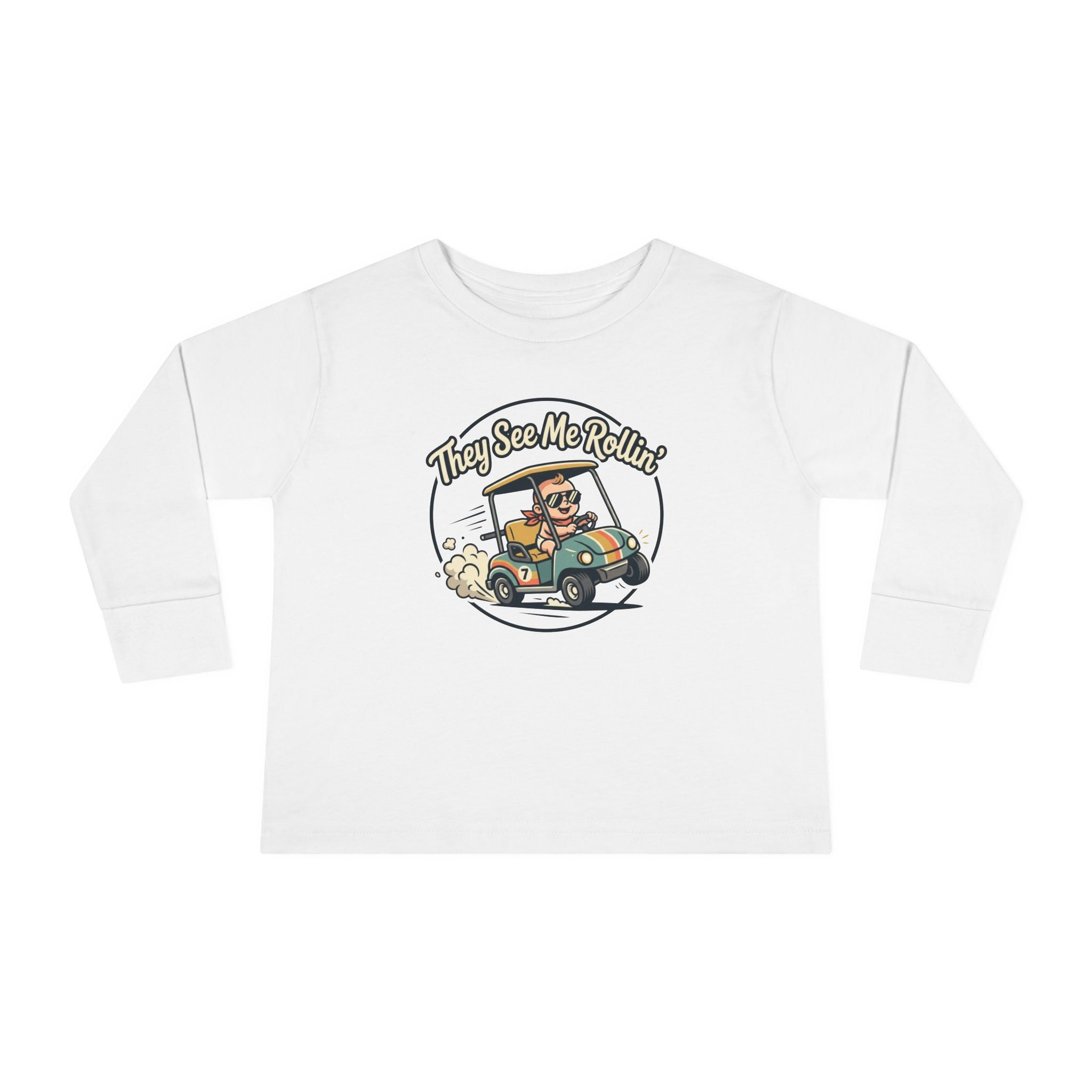 Toddler Tee — They See Me Rollin