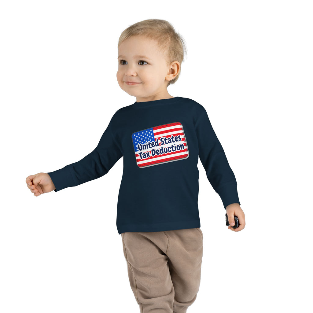 Toddler Long Sleeve Tee - United States Tax Deduction