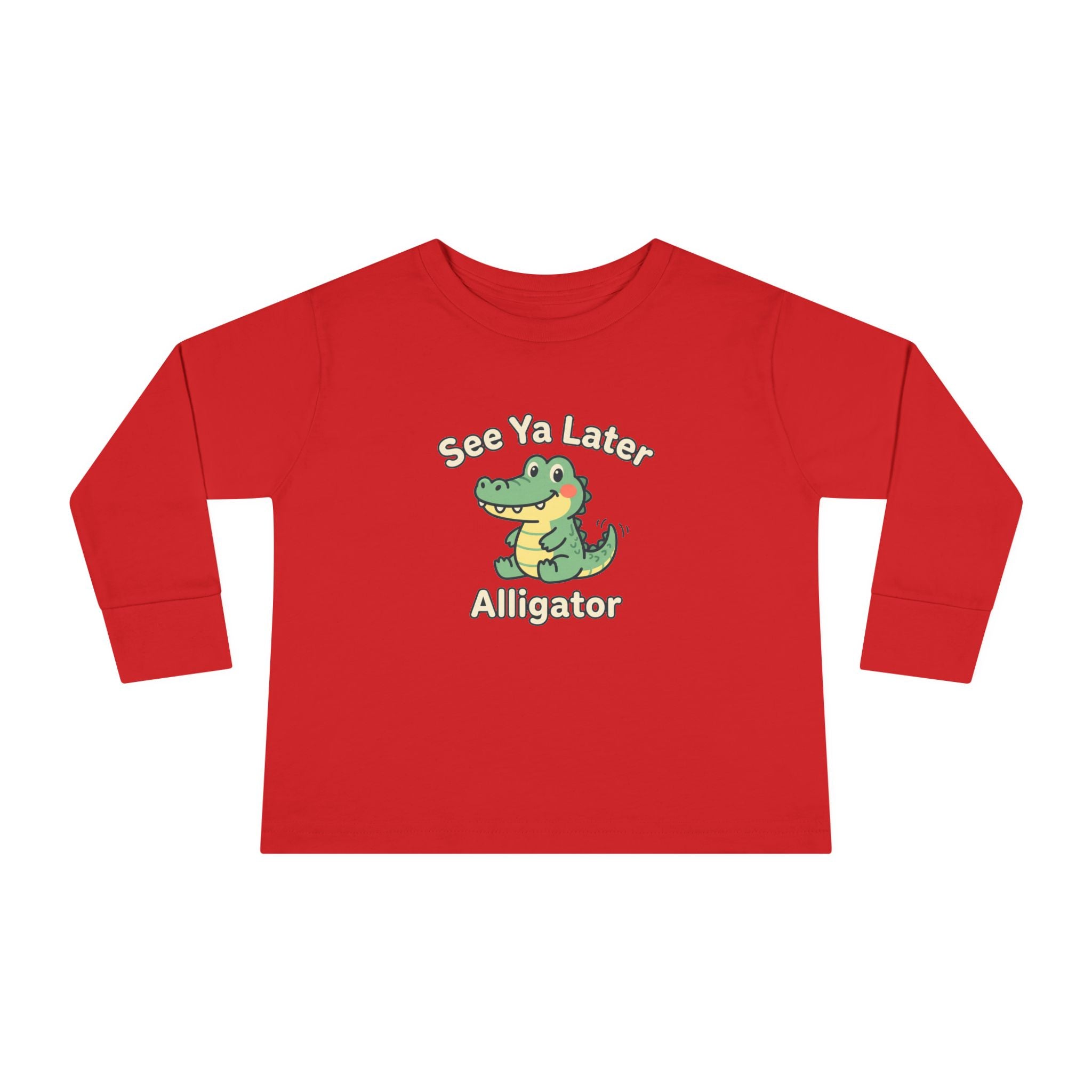 Toddler Long Sleeve Tee — See Ya Later Alligator