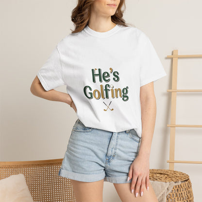 Comfort Colors SS T-Shirt *No Pocket* — He's Golfing