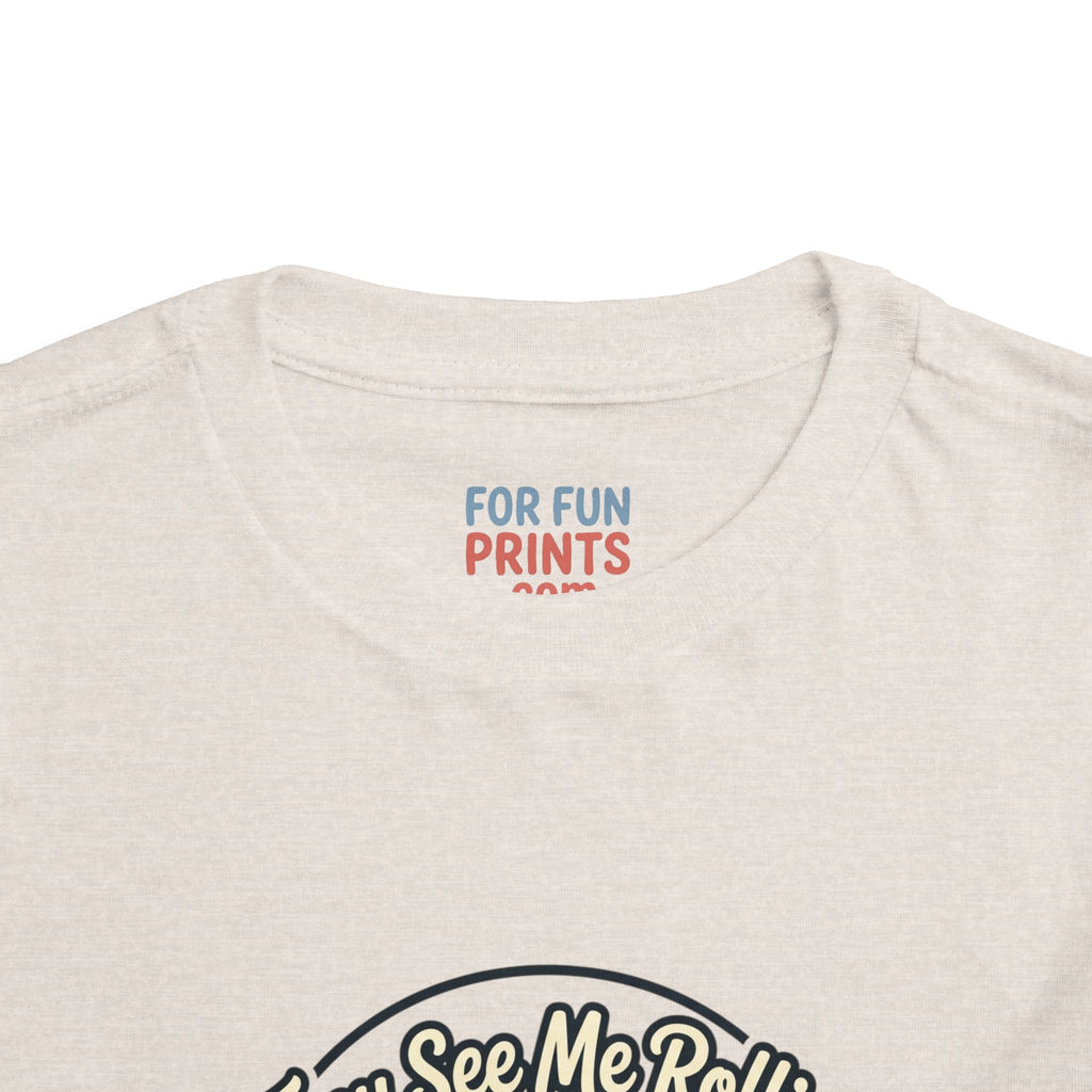 They See Me Rollin' Toddler Tee - Cute Golf Cart Cartoon Kids T-Shirt