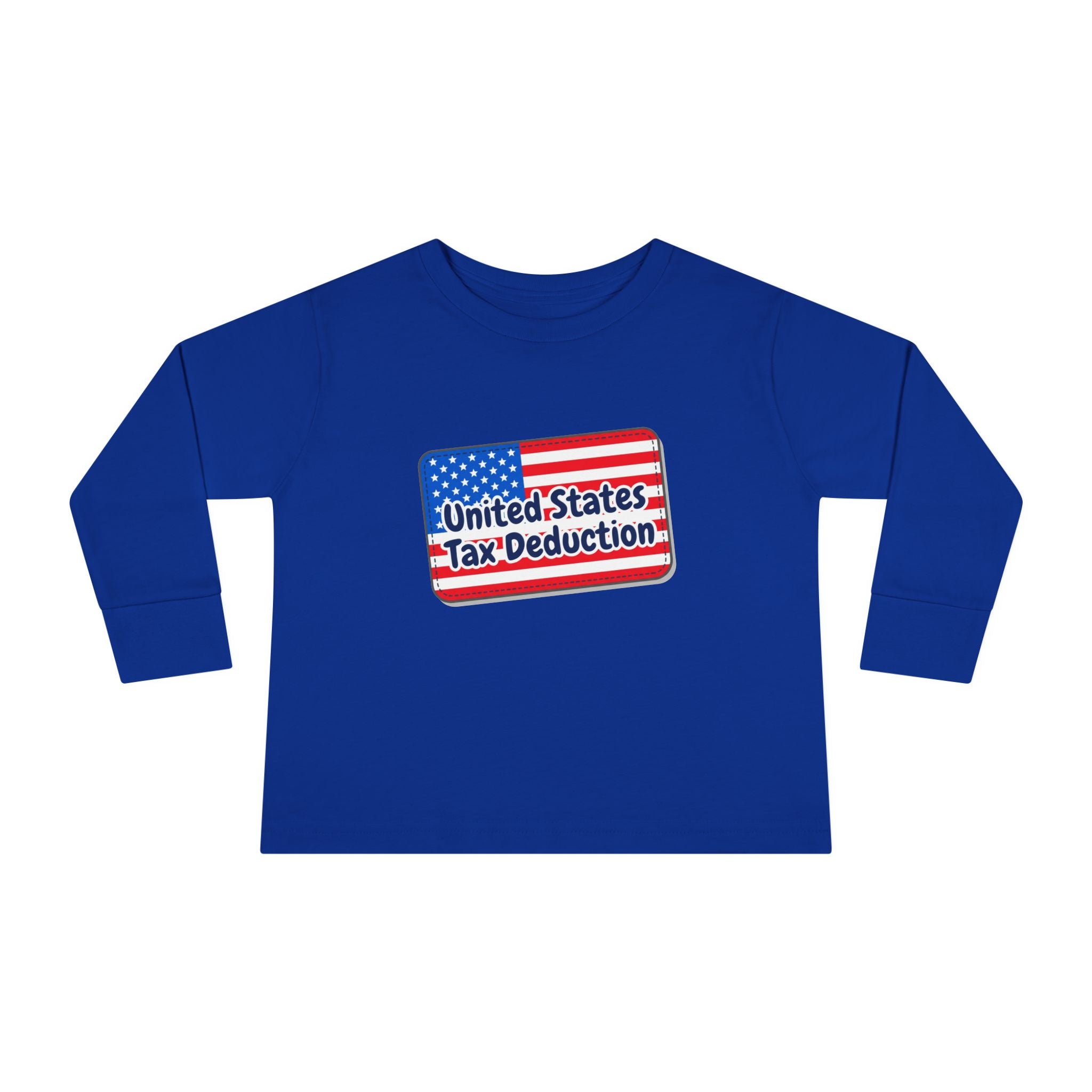 Toddler Long Sleeve Tee - United States Tax Deduction