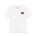 USA Basketball Team Graphic Tee — Vintage Team Portrait with American Flag