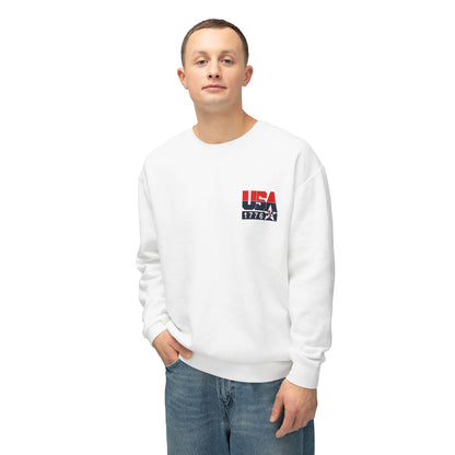 Comfort Colors Unisex Crewneck Sweatshirt - Retro USA Dream Team