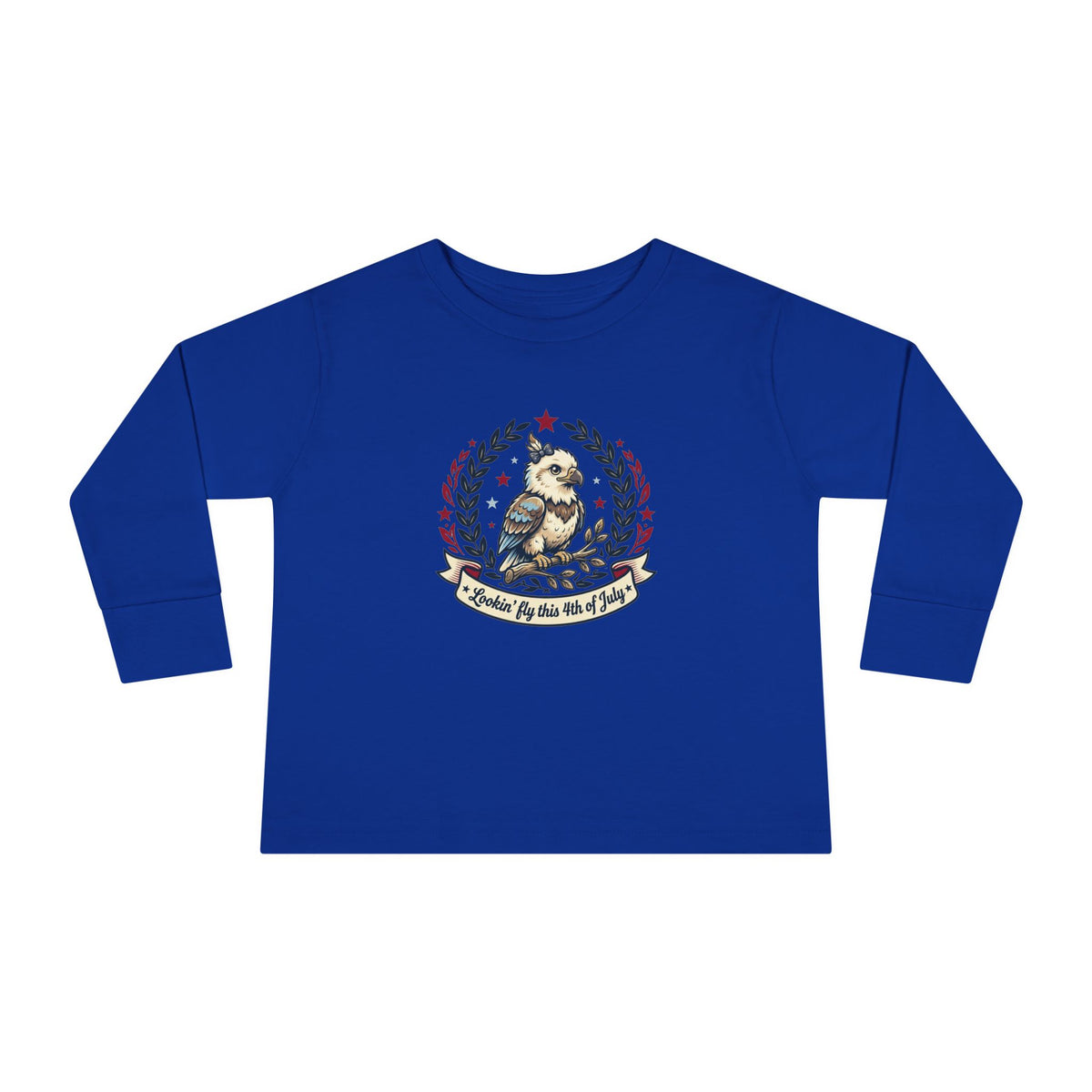 Toddler Long Sleeve Tee — Lookin' Fly This 4th of July
