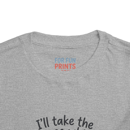 Toddler Tee - I'll Take the House White