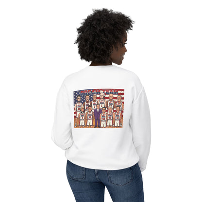 Comfort Colors Unisex Crewneck Sweatshirt - Retro USA Dream Team