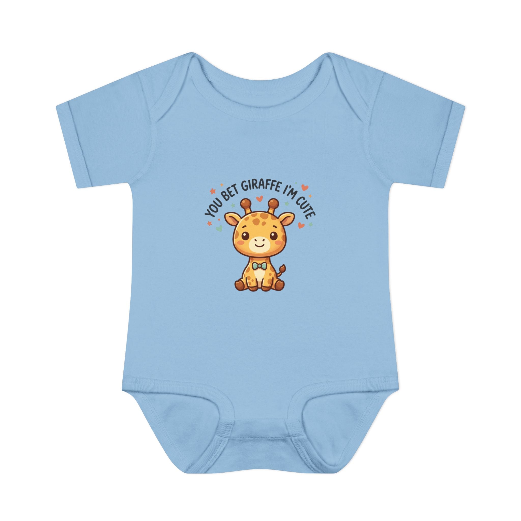 Cute Giraffe Baby Bodysuit – “You Bet Giraffe I’m Cute” Infant Onesie