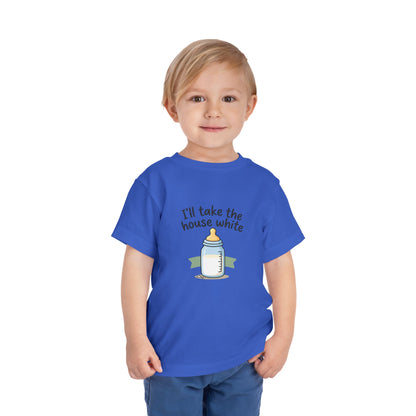 Toddler Tee - I'll Take the House White