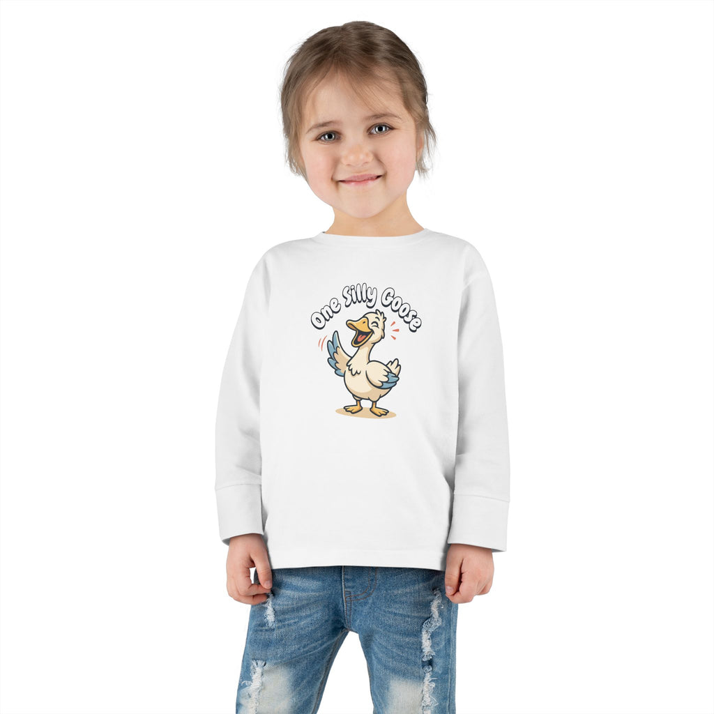 Toddler Long Sleeve Tee — One Silly Goose