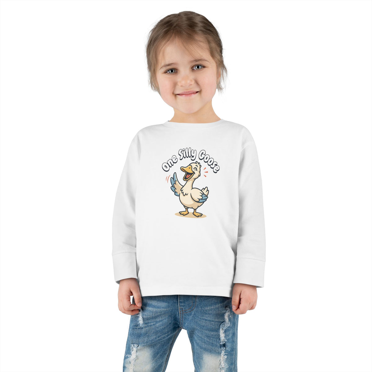 Toddler Long Sleeve Tee — One Silly Goose