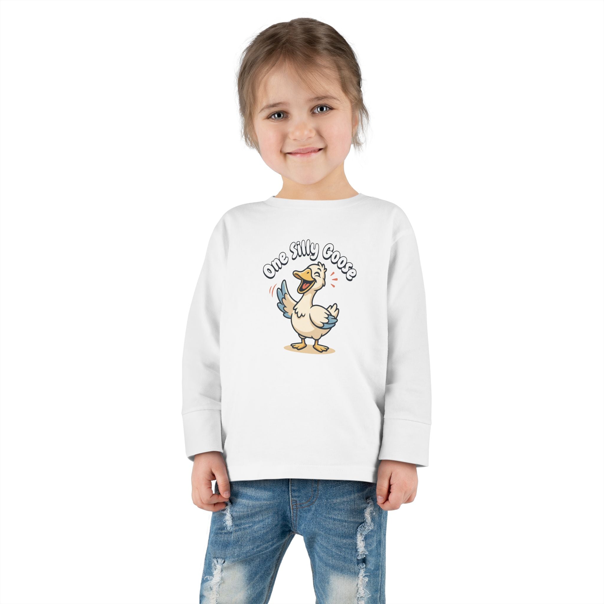 Toddler Long Sleeve Tee — One Silly Goose