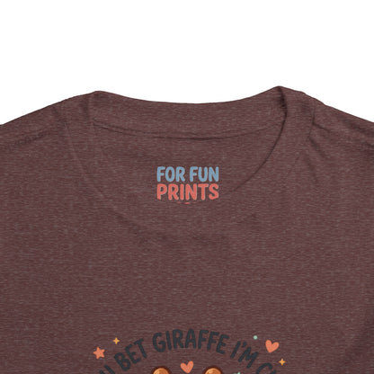 Toddler Tee – You Bet Giraffe I'm Cute