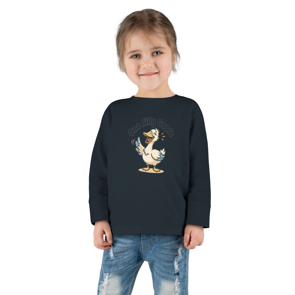 Toddler Long Sleeve Tee — One Silly Goose