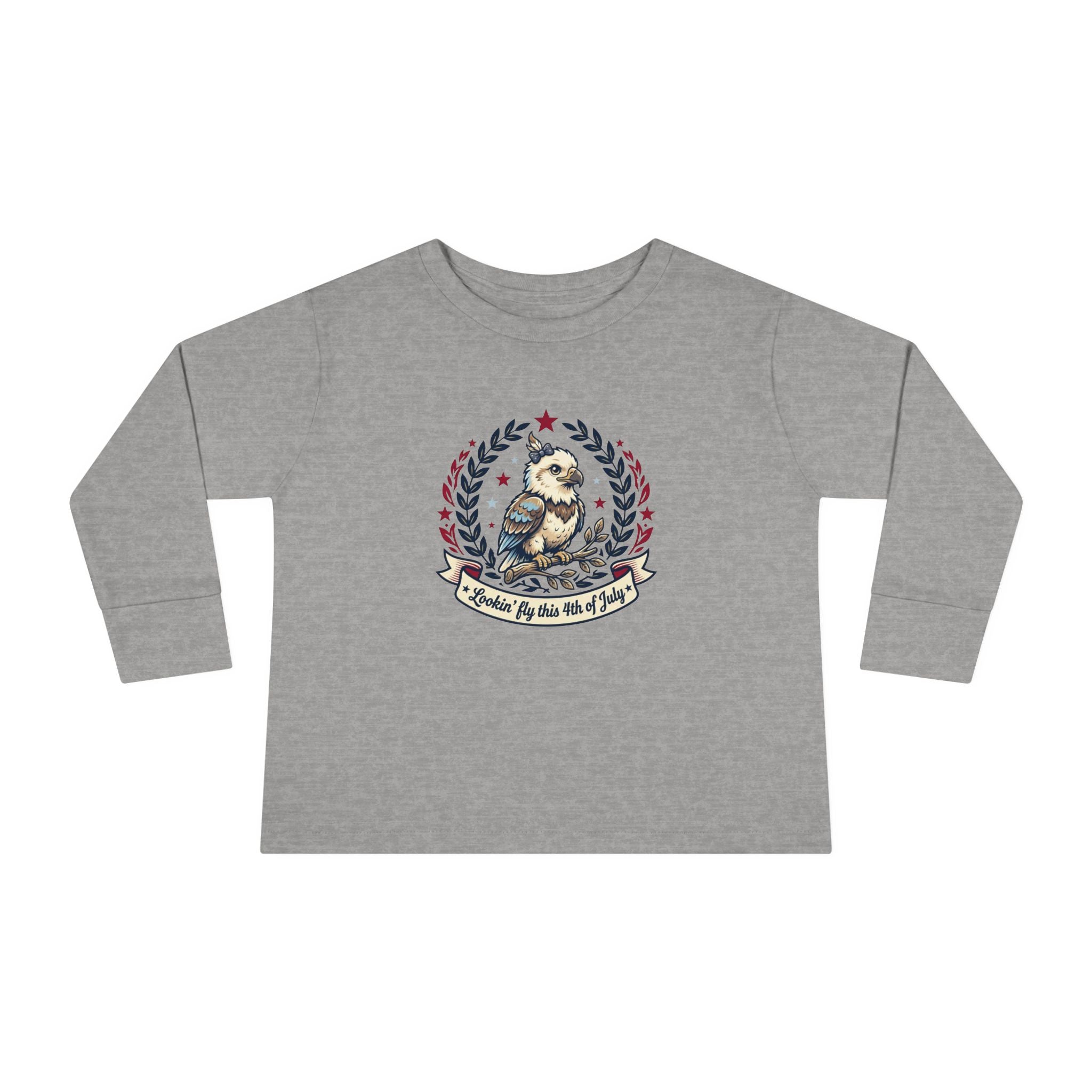 Toddler Long Sleeve Tee — Lookin' Fly This 4th of July