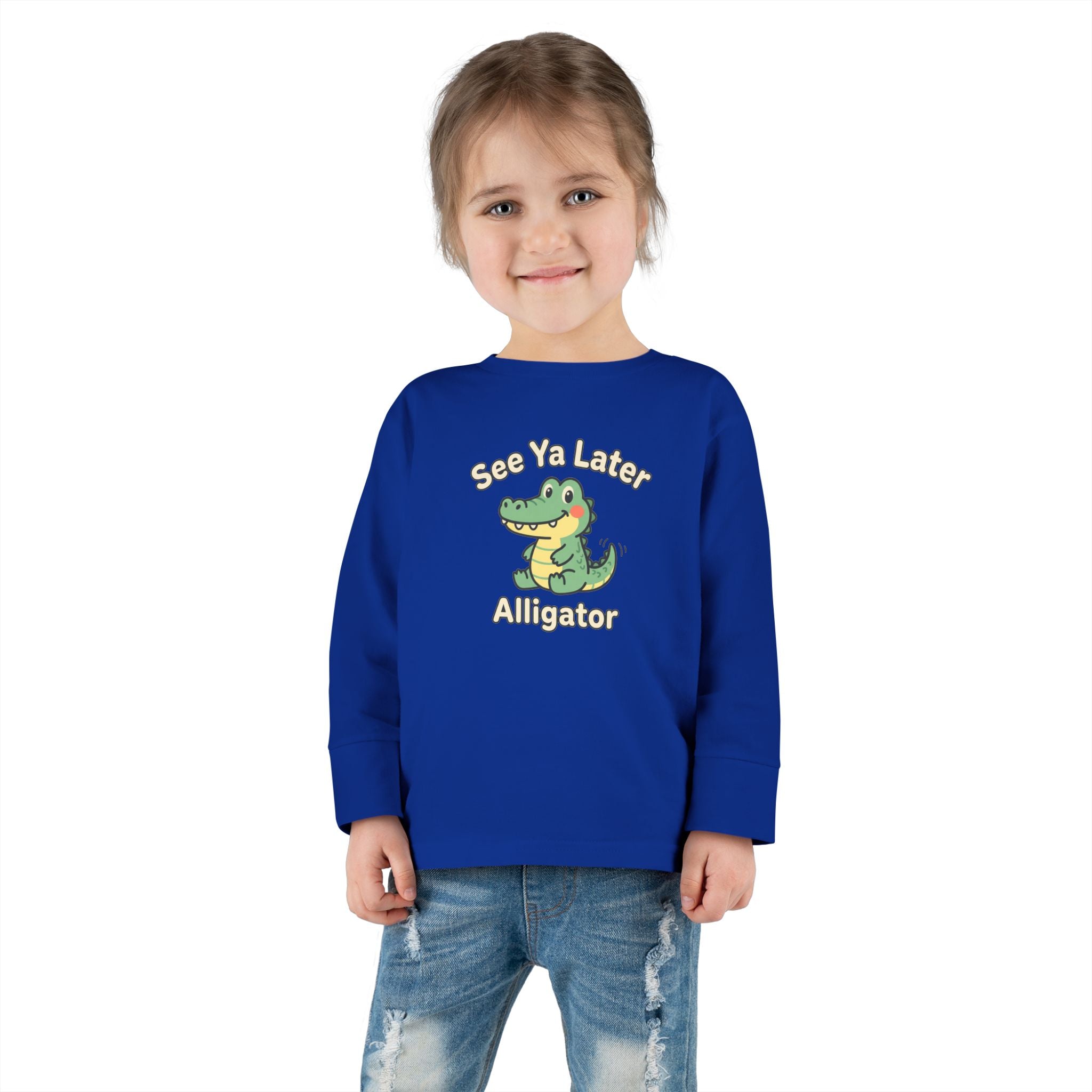 Toddler Long Sleeve Tee — See Ya Later Alligator