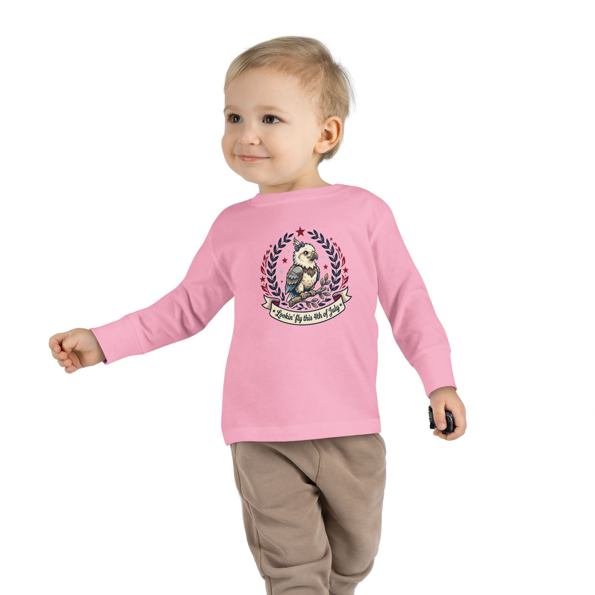Toddler Long Sleeve Tee — Lookin' Fly This 4th of July