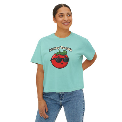 Women's SS Boxy Tee - Jersey Tomato