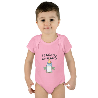 Infant Onesie - I'll Take the House White