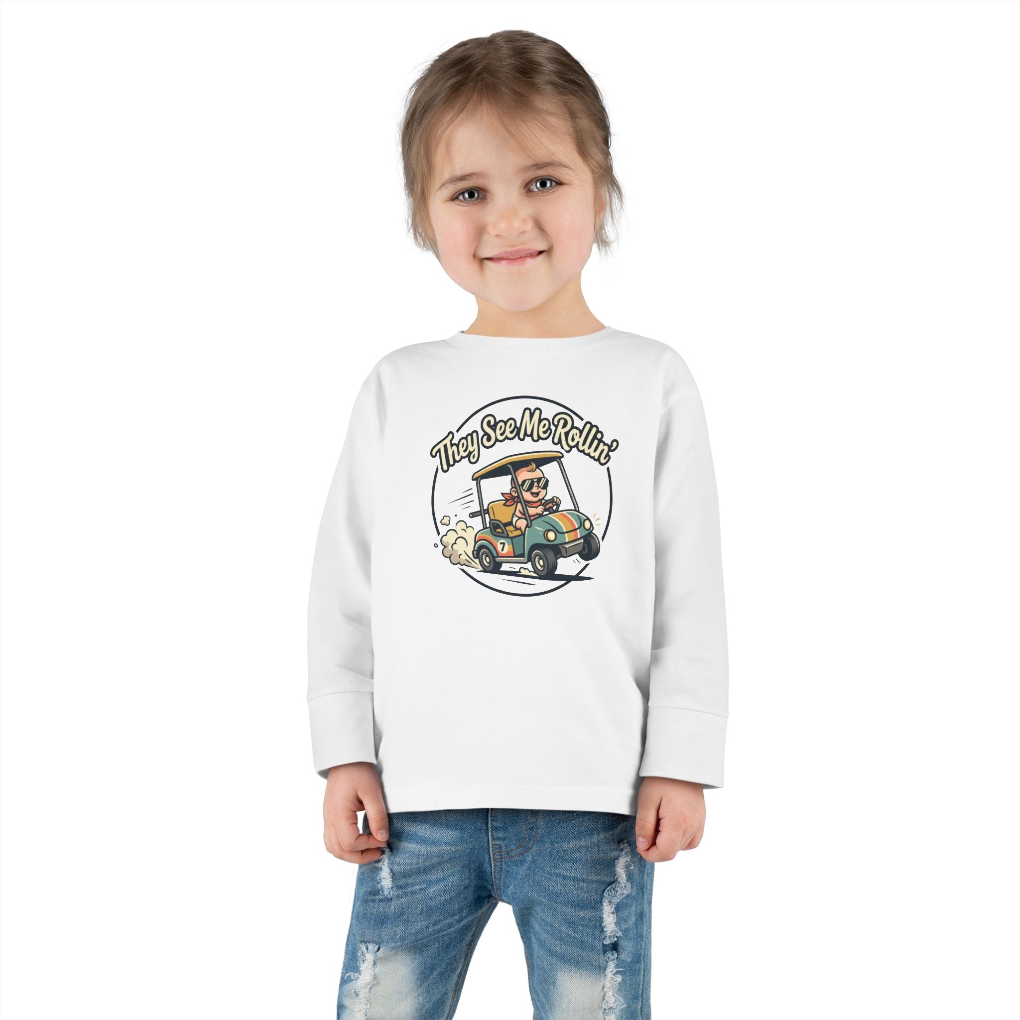 Toddler Tee — They See Me Rollin
