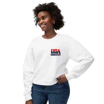 Comfort Colors Unisex Crewneck Sweatshirt - Retro USA Dream Team
