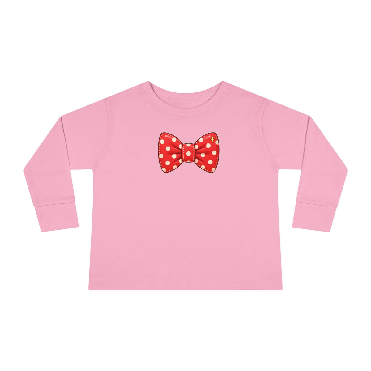 Toddler Long Sleeve Tee - Bow