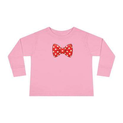 Toddler Long Sleeve Tee - Bow