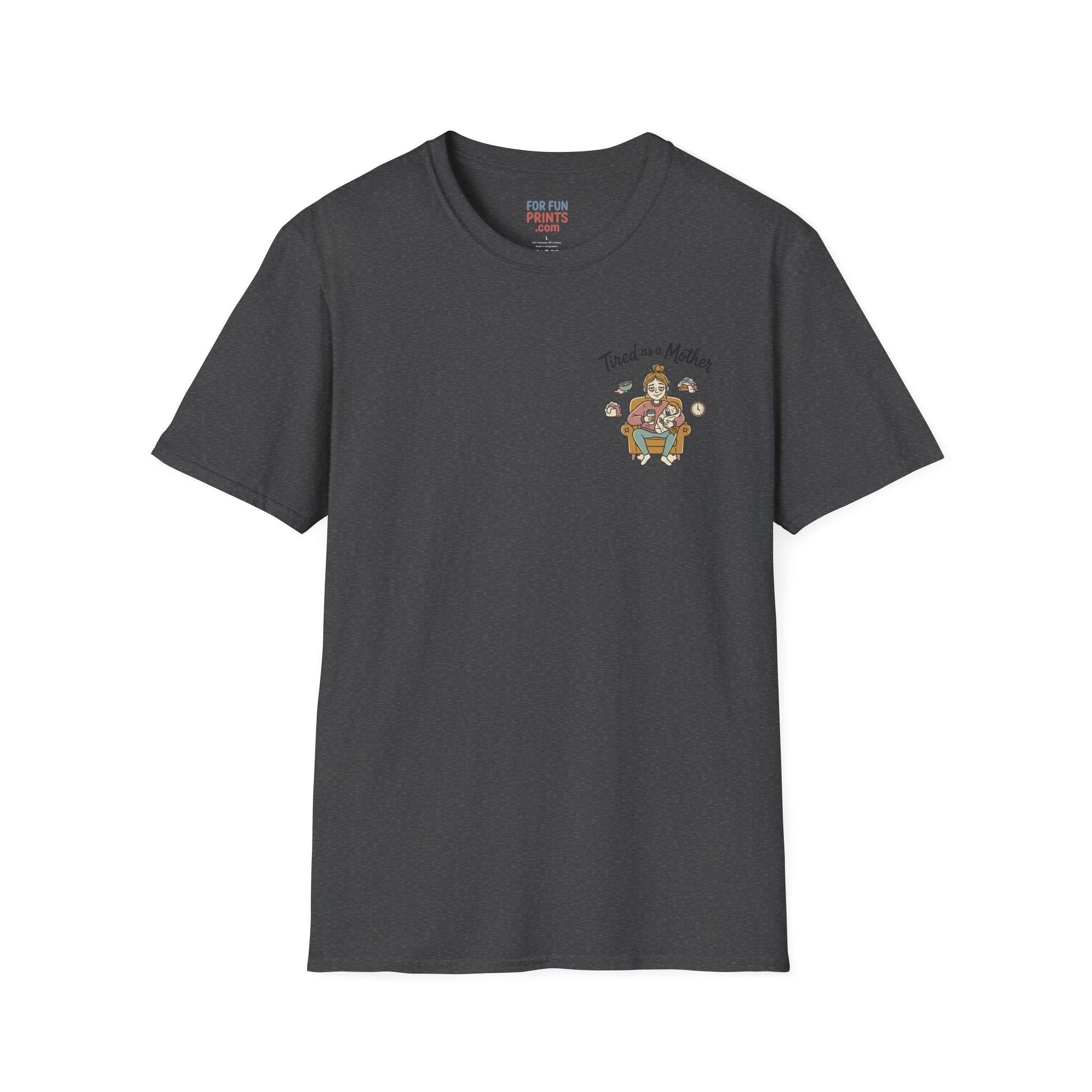 Tired as a Mother T-Shirt — Cute Mom Graphic Tee