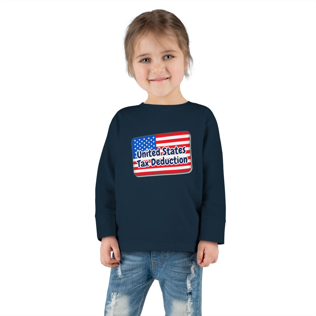 Toddler Long Sleeve Tee - United States Tax Deduction