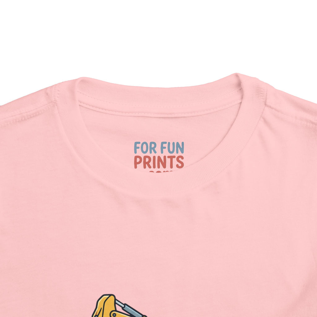 Toddler Tee — "See Ya Later Excavator" Cute Cartoon Excavator Kids Shirt