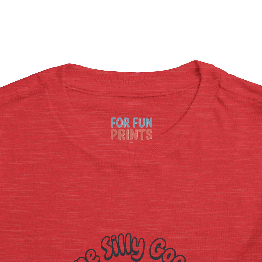 One Silly Goose Toddler Tee — Cute Cartoon Baby Goose Shirt