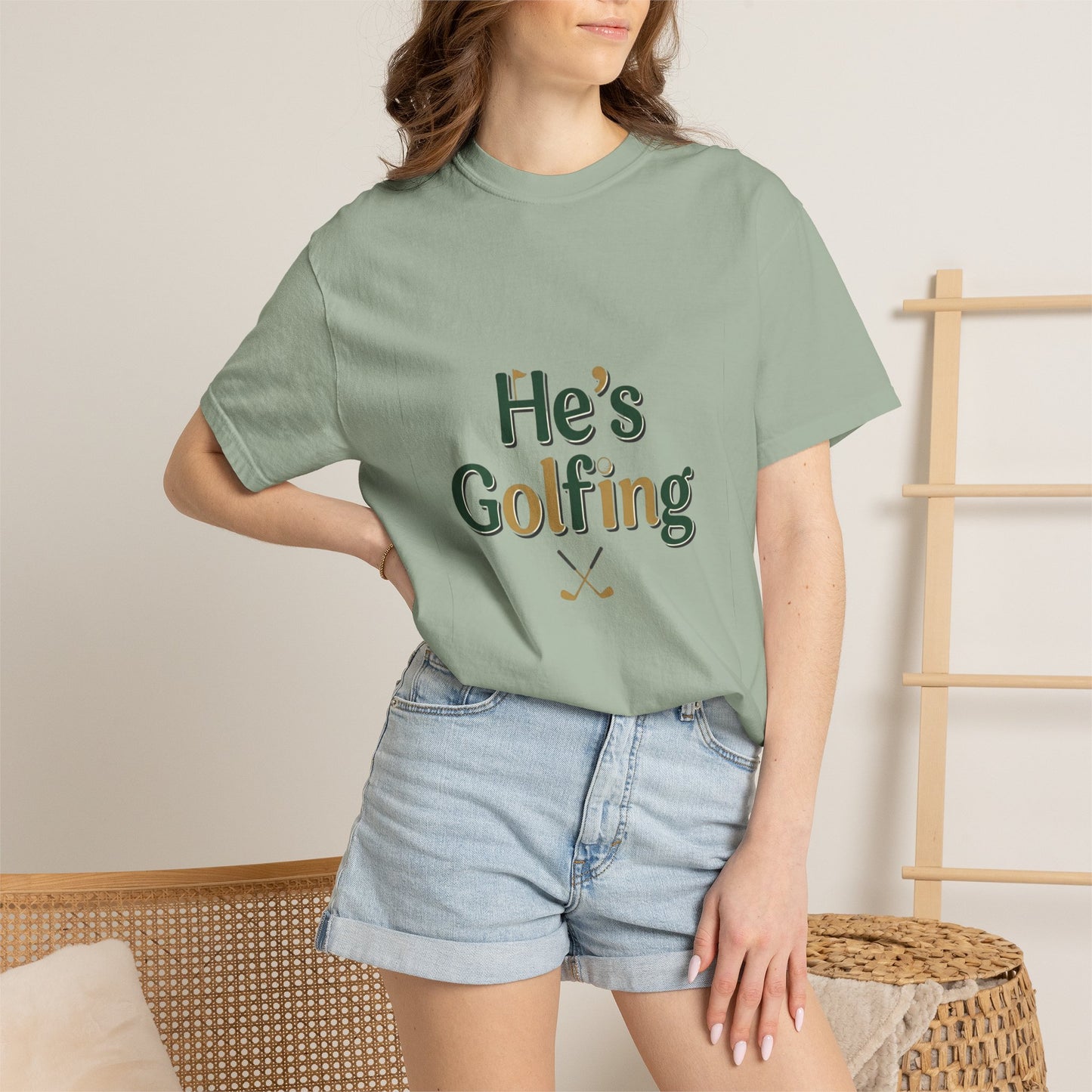 Comfort Colors SS T-Shirt *No Pocket* — He's Golfing