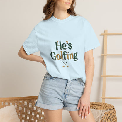 Comfort Colors SS T-Shirt *No Pocket* — He's Golfing