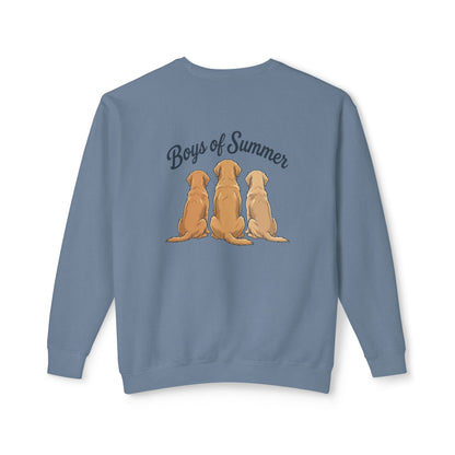 Comfort Colors Crewneck Sweatshirt - Boys of Summer Golden Retrievers