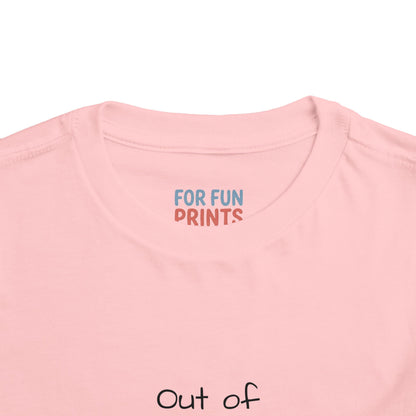 Toddler Short Sleeve Tee - Out of Mom's Place, Got my Own Crib