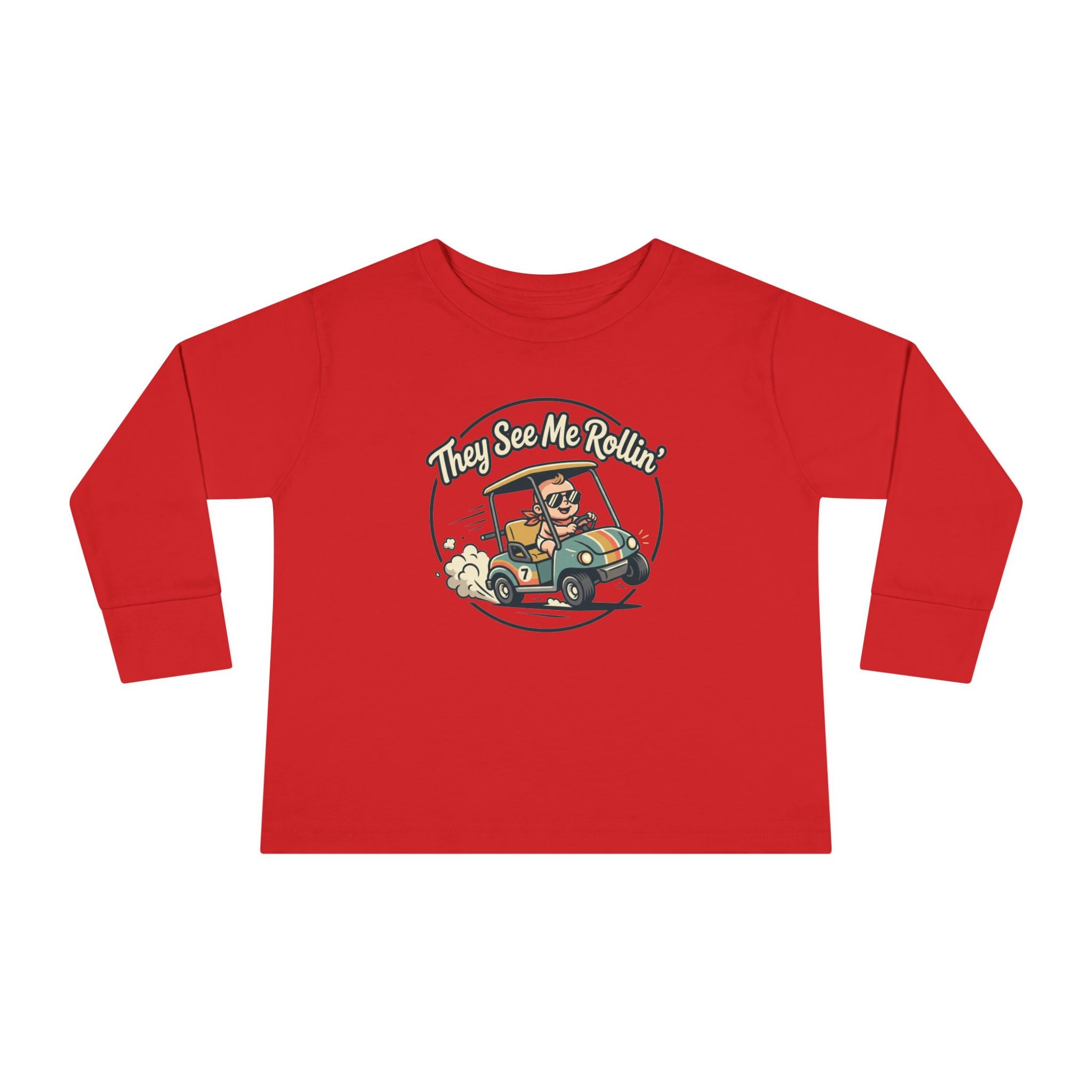 Toddler Tee — They See Me Rollin
