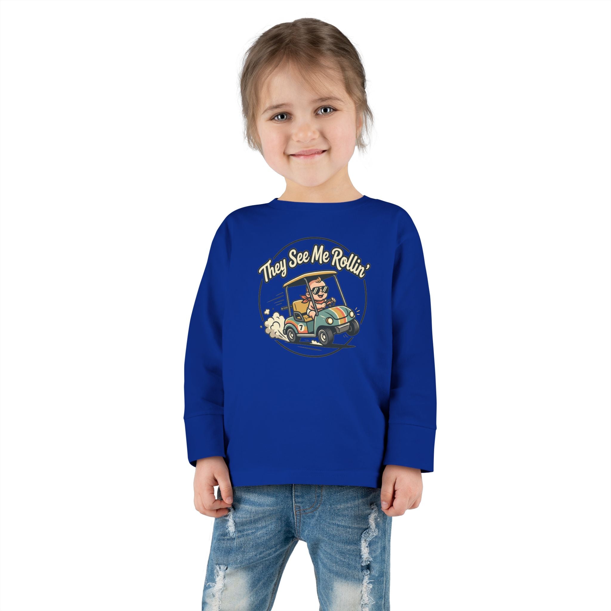Toddler Tee — They See Me Rollin