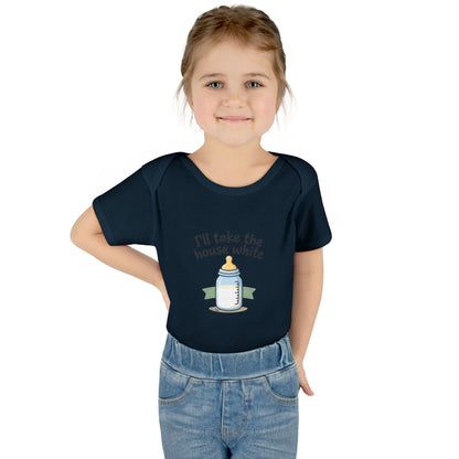 Infant Onesie - I'll Take the House White