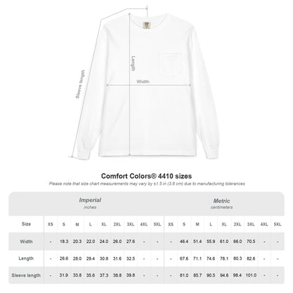 Comfort Colors LS T-Shirt *Pocket* - Fridge Cig