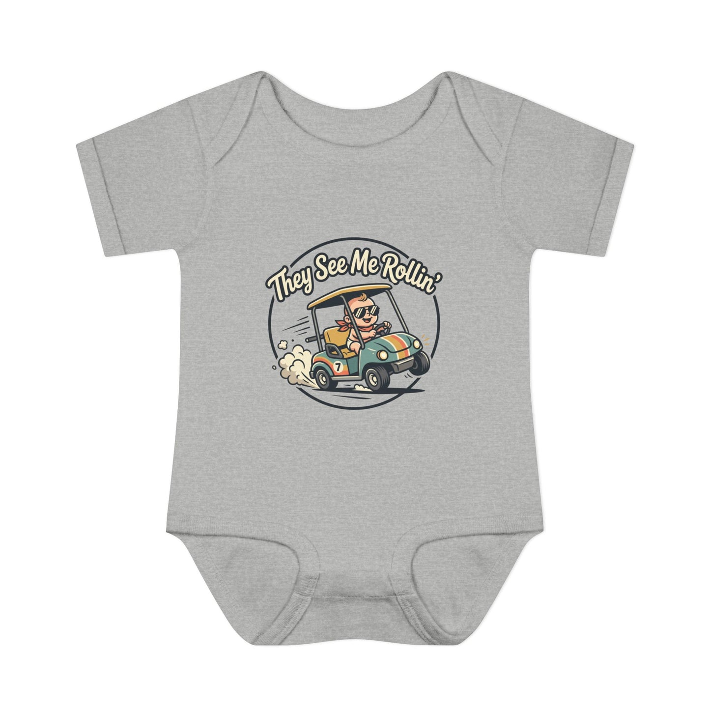 Infant Onesie - They See Me Rollin'