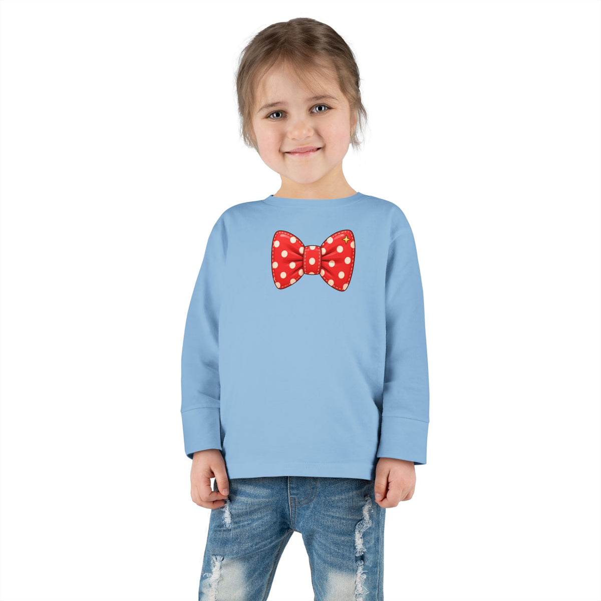 Toddler Long Sleeve Tee - Bow