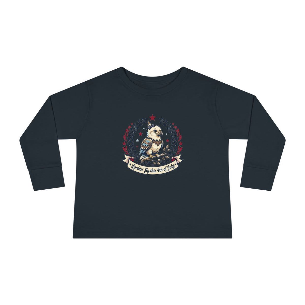 Toddler Long Sleeve Tee — Lookin' Fly This 4th of July