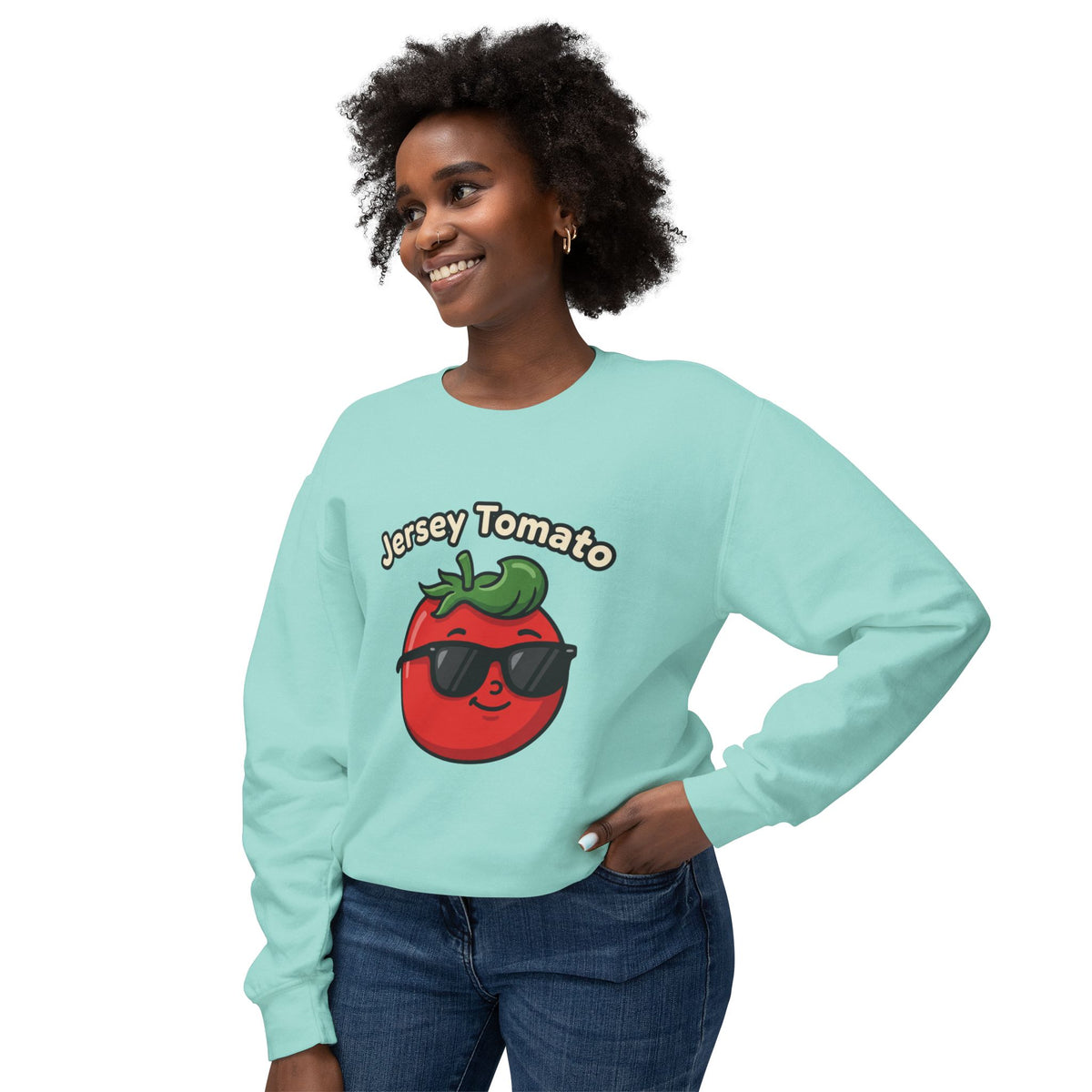 Comfort Colors Crewneck Sweatshirt - Jersey Tomato