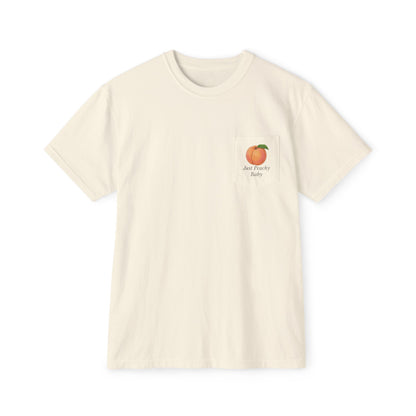 Comfort Colors SS T-Shirt *Pocket* - Just Peachy Baby
