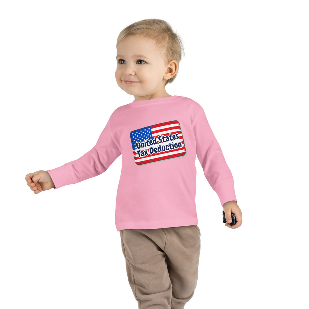 Toddler Long Sleeve Tee - United States Tax Deduction