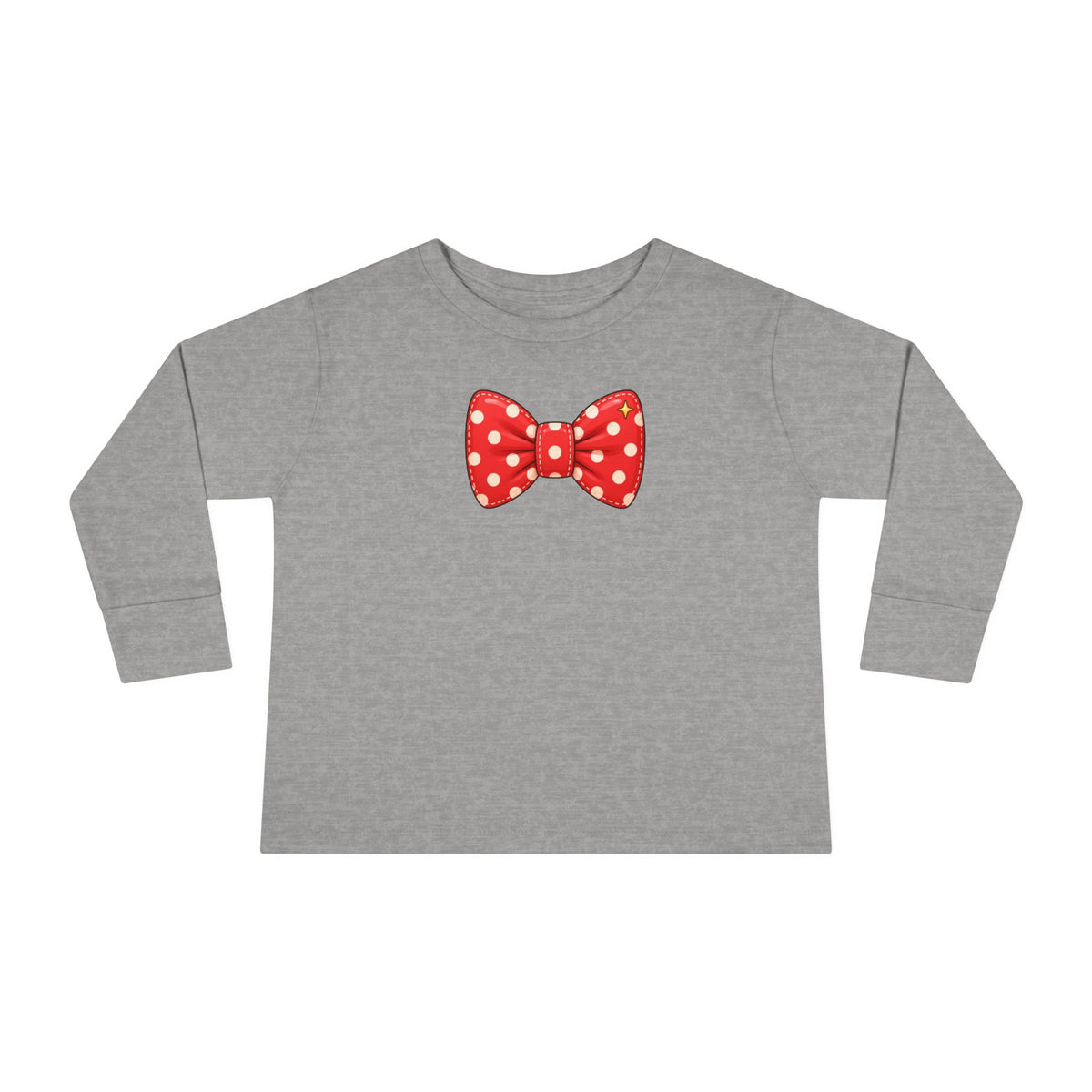 Toddler Long Sleeve Tee - Bow