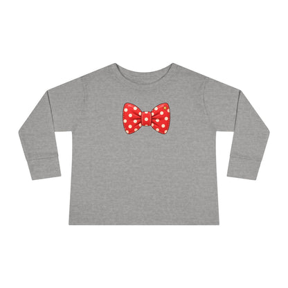 Toddler Long Sleeve Tee - Bow